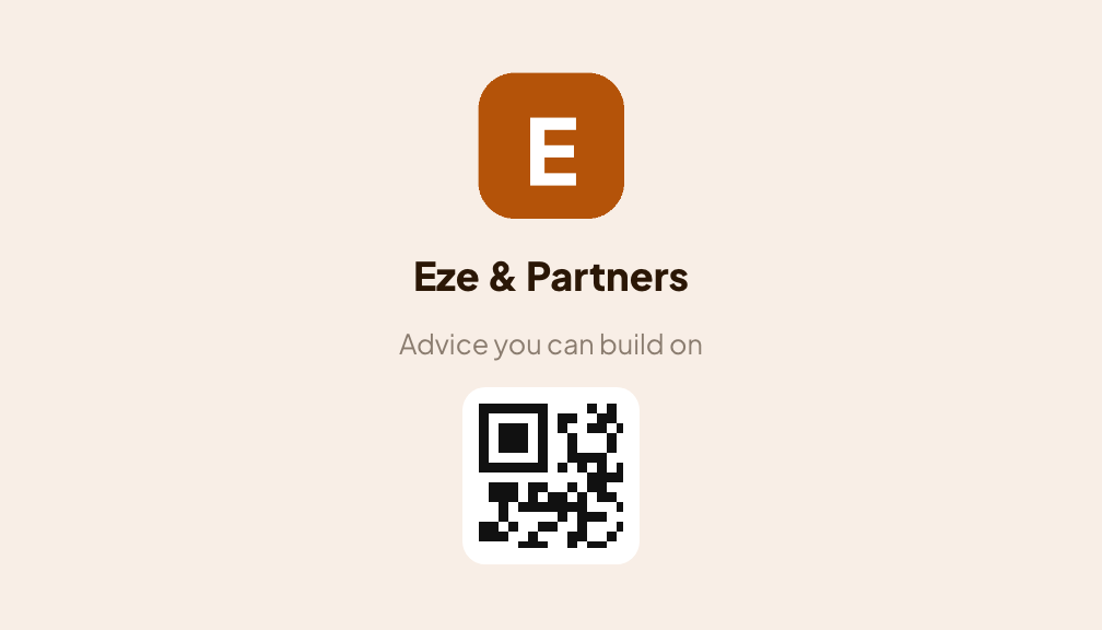 Warm business card style, back